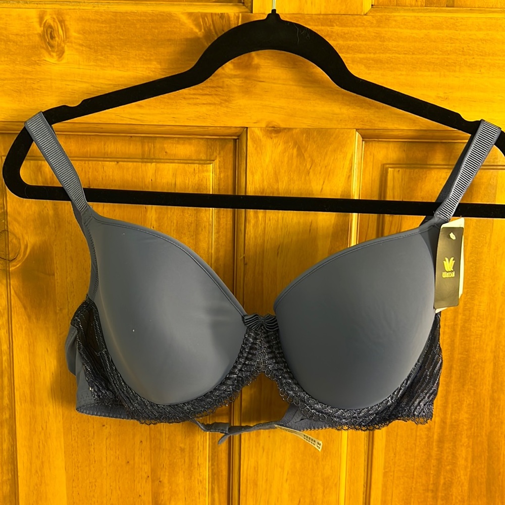 NWT Wacoal blue bra 38D